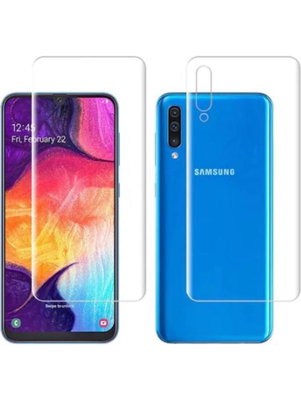 Samsung Galaxy A70 ile Uyumlu Ön Arka Koruma Full Body Jelatin - Image 1