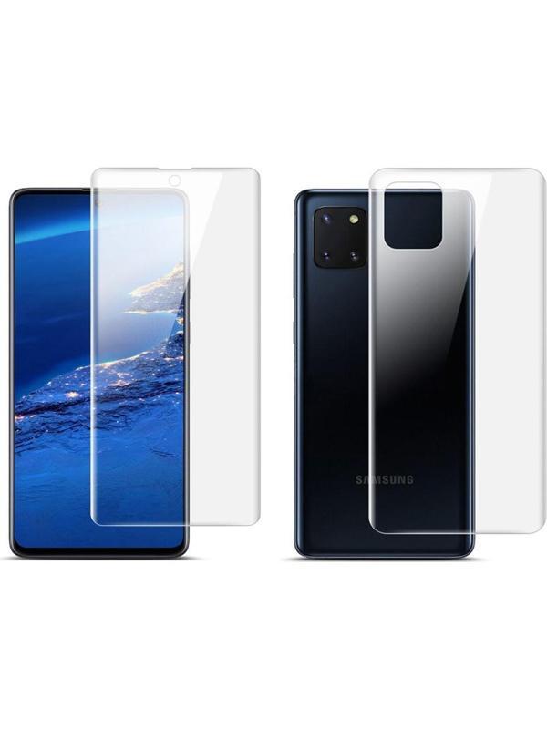 Samsung Galaxy Note 10 Lite ile Uyumlu Ön Arka Koruma Full Body Jelatin - Image 1