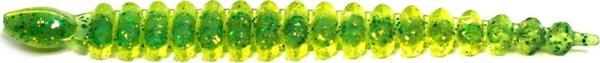 Keitech Custom Leech 7.6cm (3") #424C Lime Chartreuse - Image 1