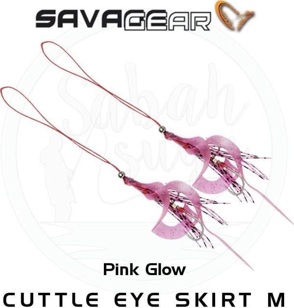 Savage Gear Cuttle Eye İğneli Yedek Kuyruk Pink Glow M Boy - Image 1