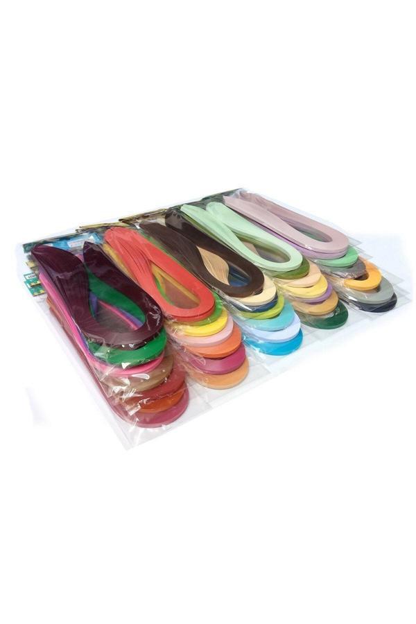 Quilling Seti 36 Farklı Renkli 10Mm Kağıtları - Her Renk 50 Adetli - Image 1