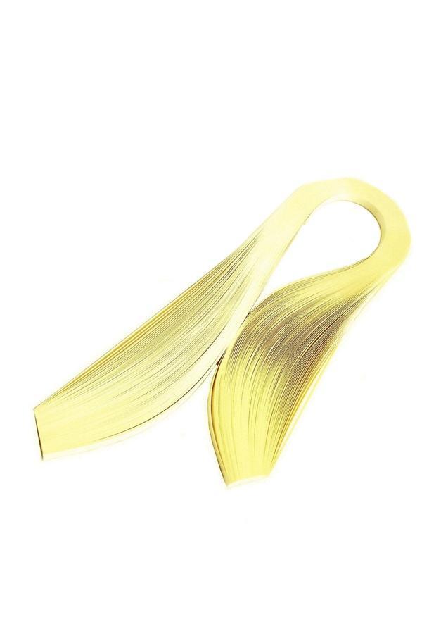 Quilling Seti Açık Sarı Renk 3Mm Kağıdı 100'Lü - Image 1