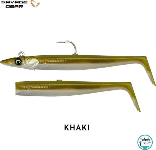 Savage Gear Sandeel V2 12 cm 22gr Combo (2+1) Khaki - Image 1
