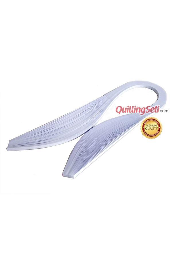 Quilling Beyaz Renk 5Mm X 50Cm Kağıdı 100'Lü - Image 1