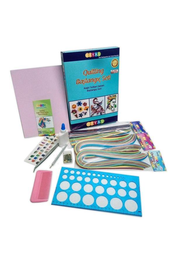 Quilling Seti Quilling Başlangıç Seti - Kağıt Telkari Sanatı Seti No:1 - Image 1