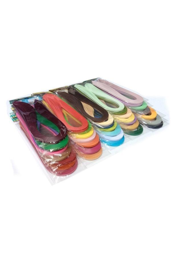 Quilling Seti 36 Farklı Renkli Kağıt Seti - 3 Mm - 100 Adetli - Image 1