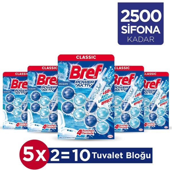 Power Aktiv Katı Tuvalet Bloğu 5 Adet Okyanus İkili (5'li Set) - Image 1