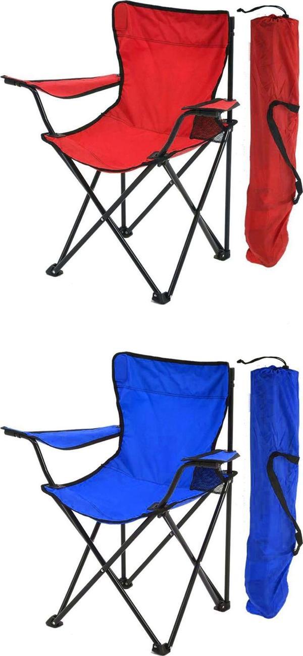 Exent 2'Lİ Rejisör Kamp Sandalyesi Katlanır Çantalı Piknik, Plaj, Balıkçı Sandalyesi - 2 RENK - Image 1