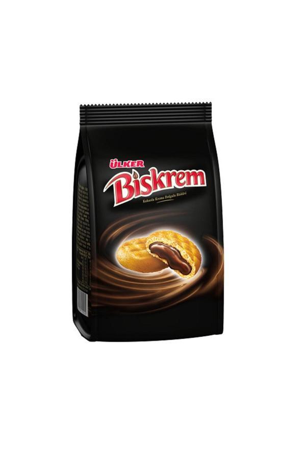 Ülker Biskrem Kakaolu Büyük Boy Poşet 200 Gr x12 Adet - Image 1