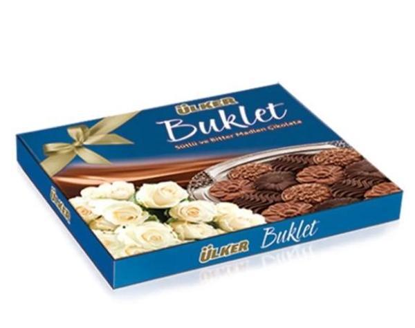 BUKLET MADLEN IKRAMLIK ÇIKOLATA MAVI 208GR x6 ADET - Image 1