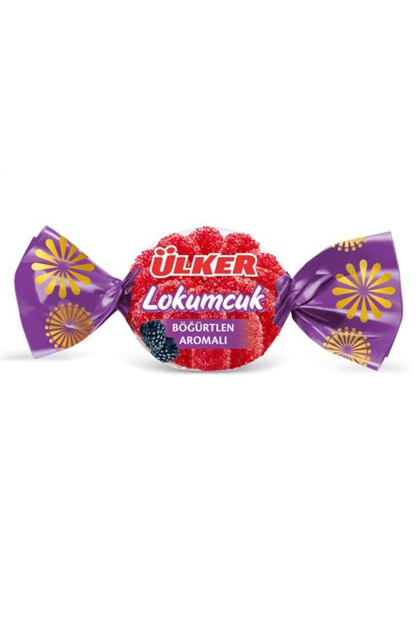 Ülker Lokumcuk Böğürtlenli Yumuşak Şeker 1 Kilogram x5 Adet - Image 1