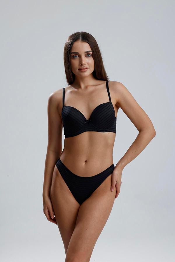Destekli Sütyen Takım | Siyah  230 - Image 1