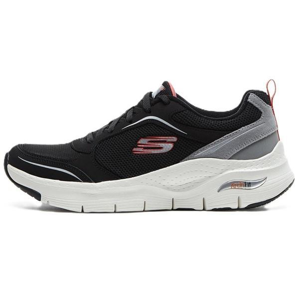 Skechers Arch Fit Gentle Stride Leather Womens Sneaker Hakiki Deri Kadın Günlük Spor Ayakkabı Siyah - Image 1