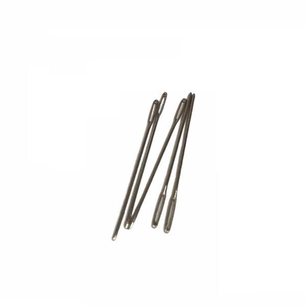 Kör Uçlu Saraç iğnesi, Deri Dikiş İğnesi 2 Adet Deri El Aleti 1mm x 6cm - Image 1