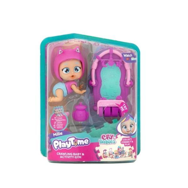 Nessiworld CYP04000 Cry Babies Play Time Mini Millie Bebek ve Aktivite Halısı - Image 1