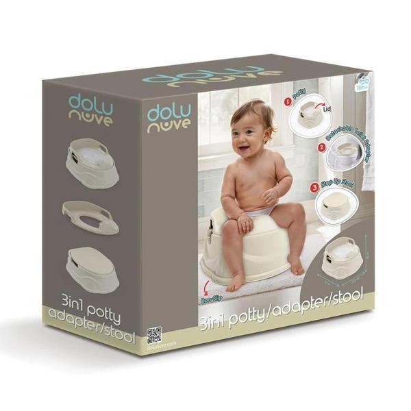 Nessiworld 7182 Lazımlık Adaptör Basamak Relax Bej -Dolu Oyuncak - Image 1