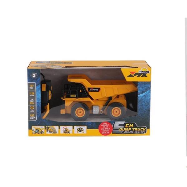Nessiworld 5082 SUN-RST-RC İŞ MAKİNESİ 1 24 DAMPERLİ KAMYON FF IŞIKLI 5CH 3 7V USB 40MHZ - Image 1