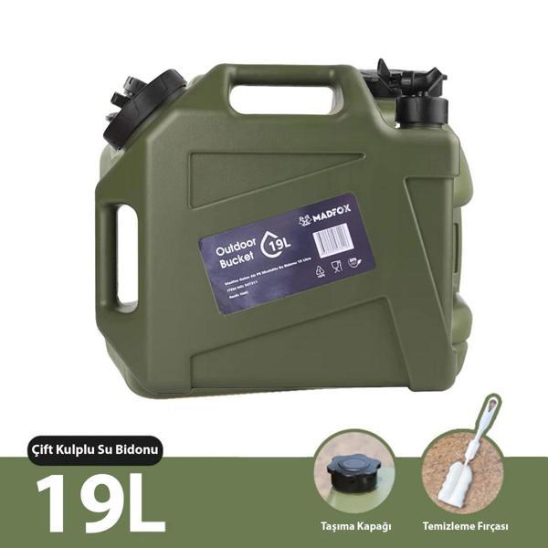 Madfox Galon Air PE Musluklu Su Bidonu 19 Litre - Image 1