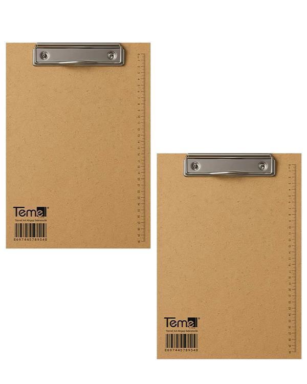Temel Ahşap Sekreterlik A4 2li Set - Image 1