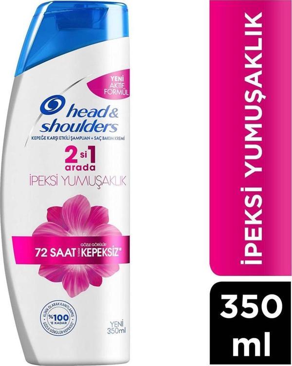 Head&Shoulders Ipeksi Yumuşaklık 2'Si 1 Arada Kepeğe Karşı Etkili Şampuan 350 Ml - Image 1