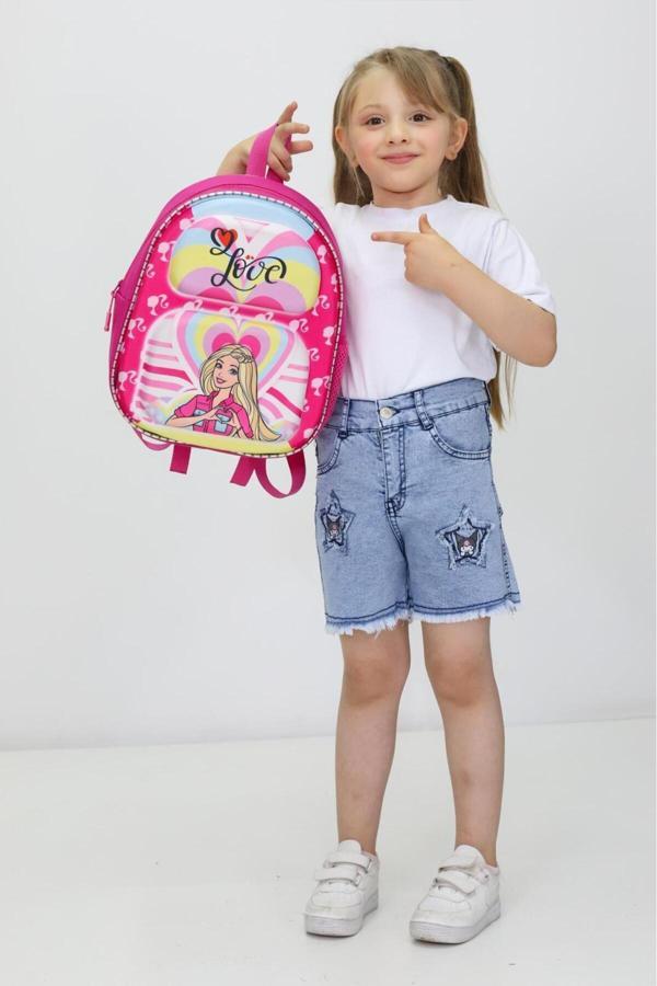 Love Barbie Temalı Pembe Rüyalar Ortopedik Anaokulu ve İlkokul Çantası - Image 1