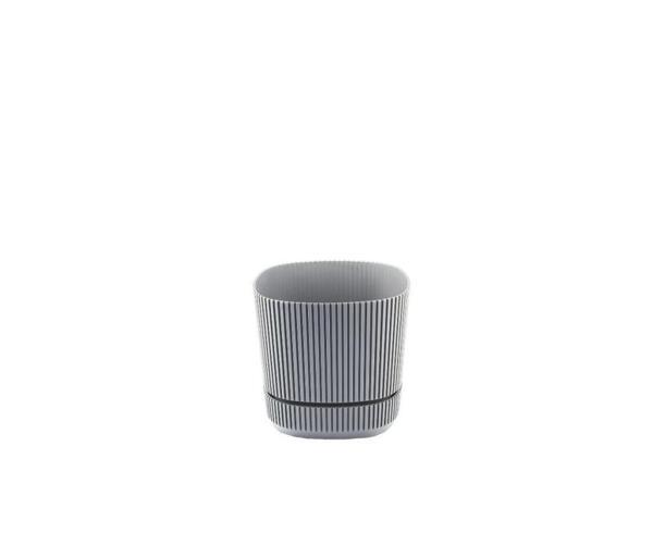 Omnipazar KRS-241 Pera Kare Dekoratif Kaktus Sukulent Saksı 0,60 Litre No 1 - Image 1
