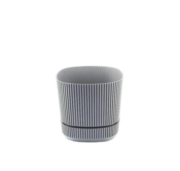 Omnipazar KRS-244 Pera Kare Dekoratif Kaktus Sukulent Saksı 4,6 Litre No 4 - Image 1