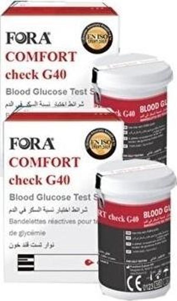 Fora G40 Şeker Cihazı Stribi 2 Kutu 50*2 - Image 1