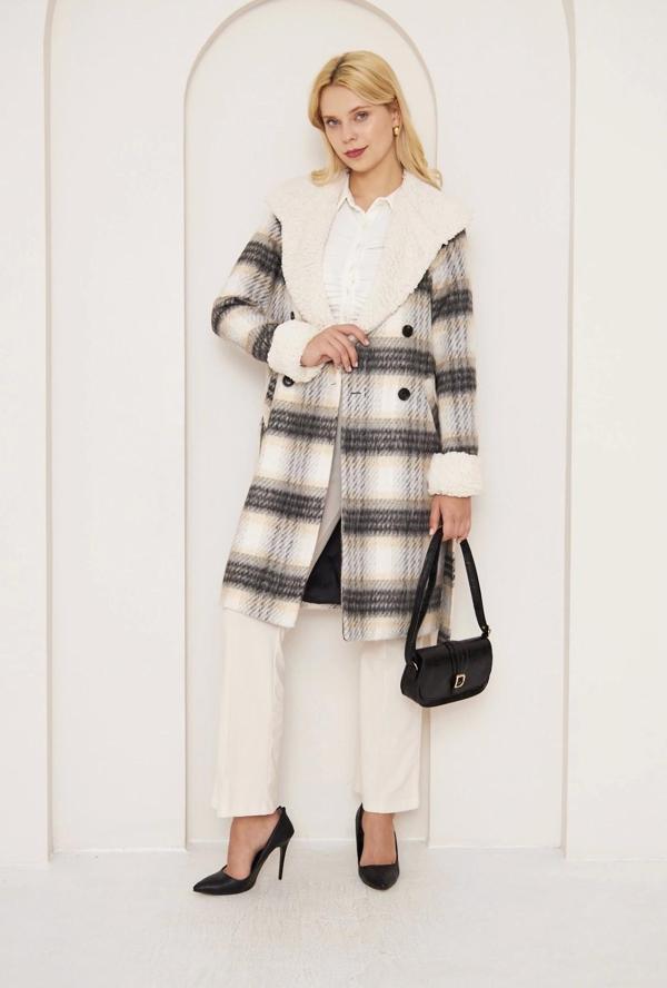 Kürklü Ekose Kaban - Image 1