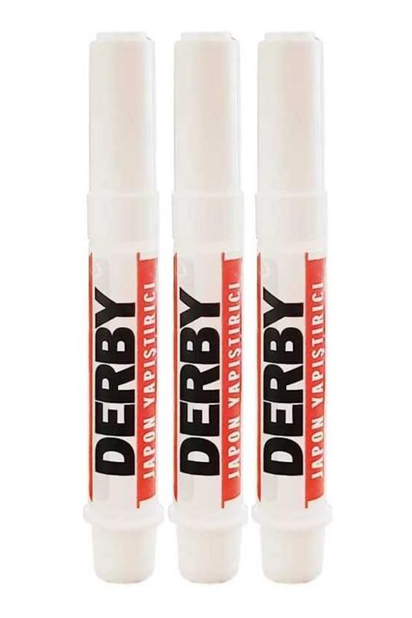 Japon Yapıştırıcısı Derby 3 Adet Mini Parmak Japon Yapıştırıcı Kuvvetli Hızlı Yapıştırıcı 1.5 Gr 3 Adet - Image 1