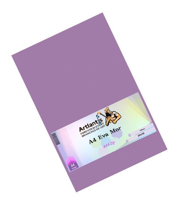 Mor Eva A4 20x30 5 Adet Artlantis Eva 20*30 - Image 1