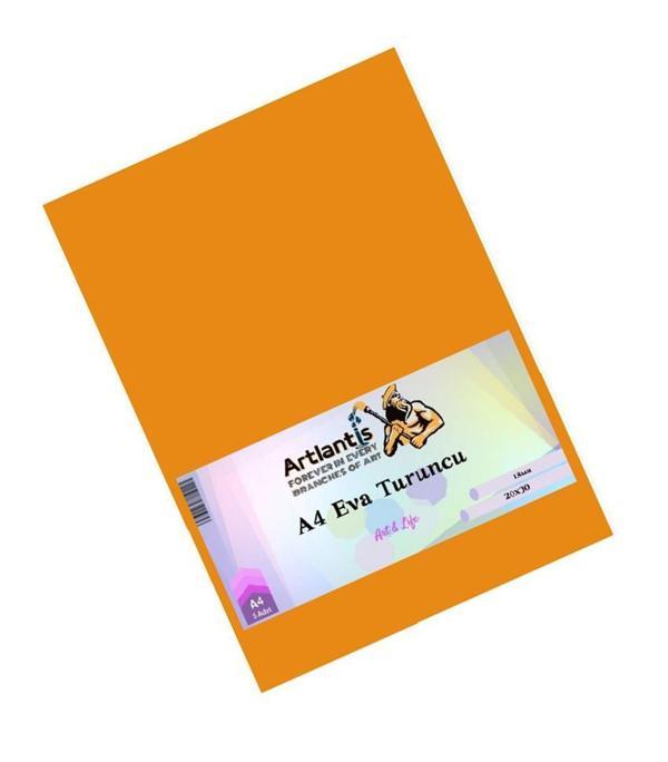 Turuncu Eva A4 20x30 5 Adet Artlantis Eva 20*30 - Image 1