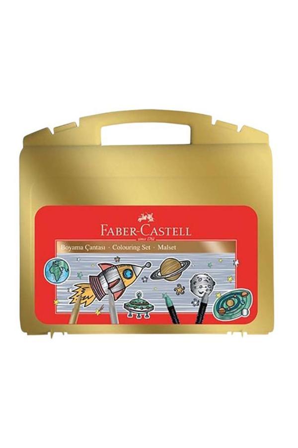 Boyama Çantası Metalik Renkler 34 Parça 1 Paket Faber Boyama Seti Metalik - Image 1
