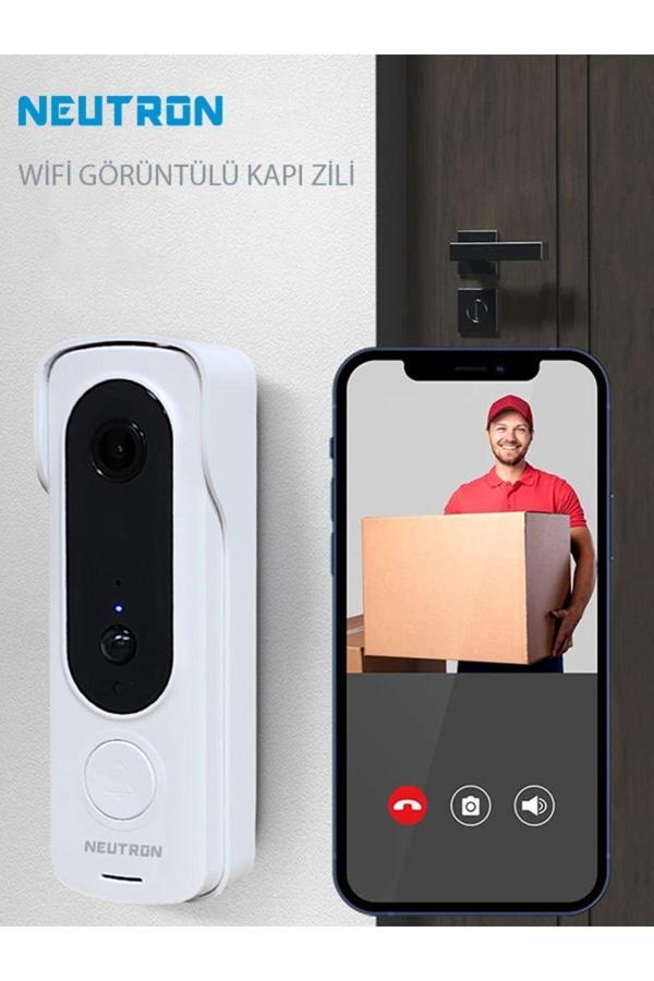 NEUTRON NTL-SB-02MP WİFİ GÖRÜNTÜLÜ KAPI ZİLİ - Image 1