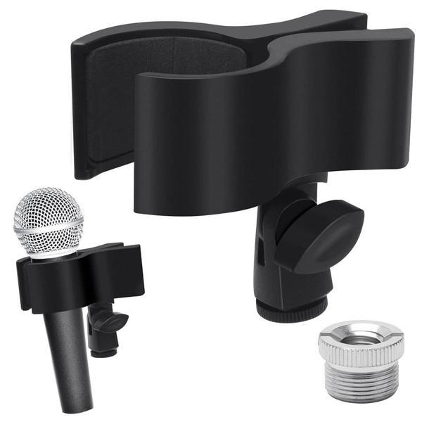 Ayt Powermaster PM-26937 Mikrofon Standı Klipsi Plastik Yaylı 3-6 CM Mikrofon Tutucu Tutacağı - Image 1