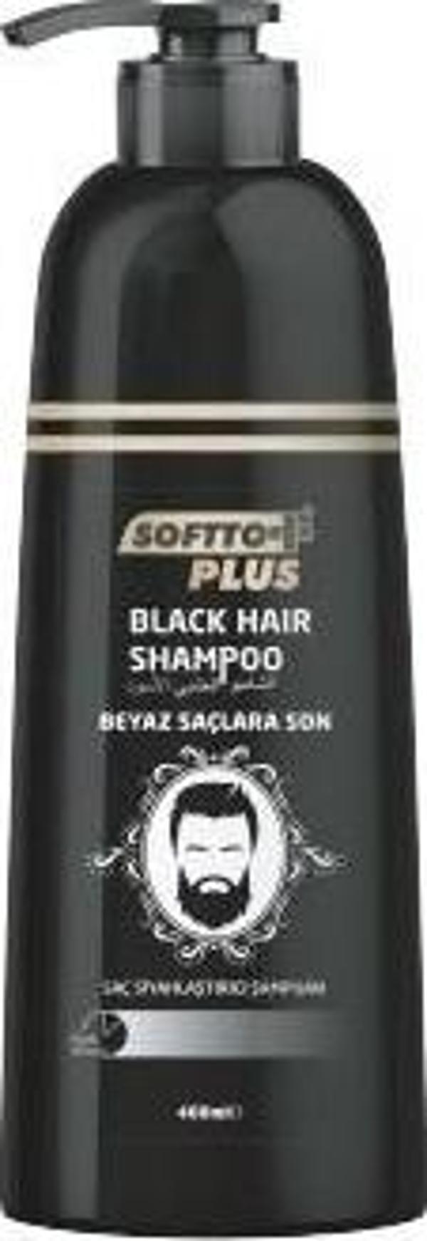 Softto Plus Black Hair Shampoo 350 Ml - Image 1