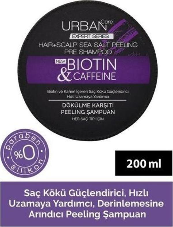 Urban Care Expert Biotin Ve Kafein Dökülme Karşıtı Arındırıcı Peeling Şampuan-Vegan-200 Ml - Image 1