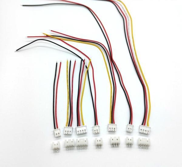 JST-XH 2.54mm 6pin 20cm Kablolu Konnektör (Beyaz) Takım x 1 adet  (rf030) - Image 1