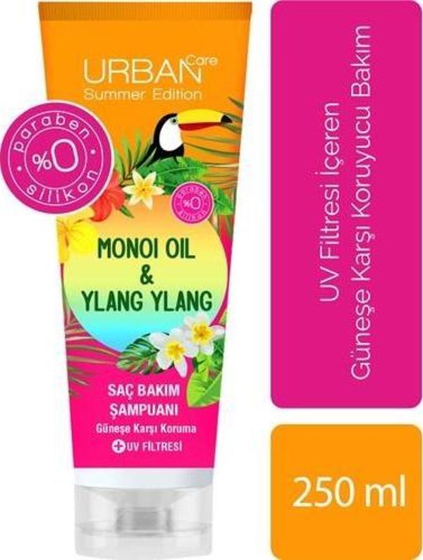 Urban Care Summer-Monoi Yağı & Ylang Ylang Güneş Koruyucu Saç Bakım Şampuanı-Vegan-250 Ml - Image 1