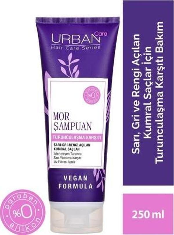Urban Care Turunculaşma Karşıtı Mor Saç Bakım Şampuanı-250 Ml-Vegan-Uv Koruma - Image 1