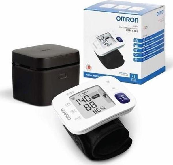 Omron Rs4 Hem-6181-E Sensörlü 60 Hafızalı Bilekten Tansiyon Aleti - Image 1