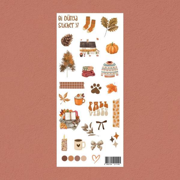M37 – Fall Vibes Sticker Seti - Image 1