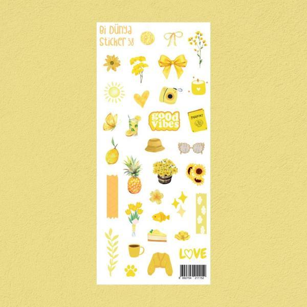 M38 – Yellow Days Sticker Seti - Image 1