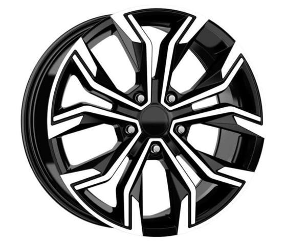 EMR-W7618-01 6.5.x16-4x100 ET35 67.1 Deep Black Diamond Gloss Jant (4 Adet) - Image 1