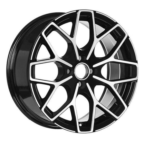 EMR-S1038-47 7.5x17" -5x112 ET35 73.1 Black Diamond Jant (4 Adet) - Image 1