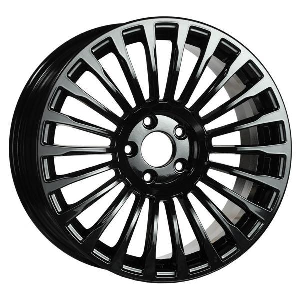 EMR-A224-02 9.0x18" -5x112 ET49 66.6 Black Jant (4 Adet) - Image 1