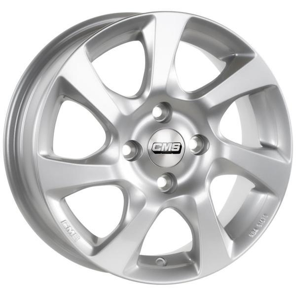 CMS-1059-08 6.0x15" -4x100 ET35 67.2 Silver Jant (4 Adet) - Image 1