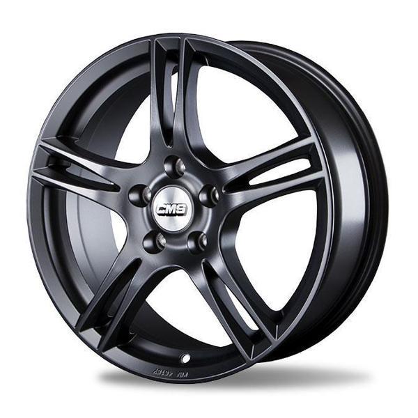 CMS-352-07 7.0x16" -5x114.3 ET45 67.2 Complete Matt Black Jant (4 Adet) - Image 1