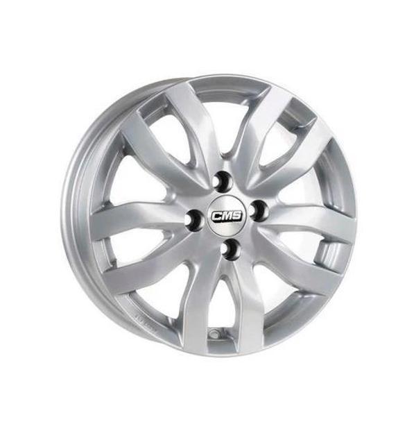 CMS-985-04 6.0x15" -5x100 ET38 57.1 Racing Silver Jant (4 Adet) - Image 1