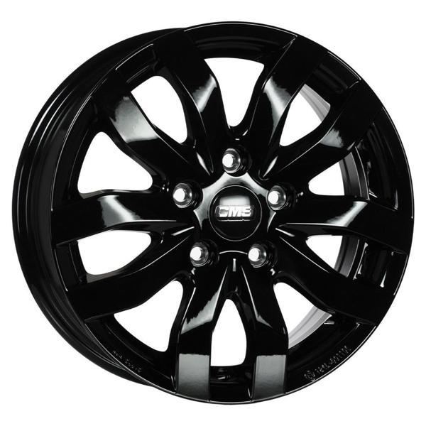CMS-986-03 6.5x16-5x120 ET52 65.1 Complete Black Gloss Jant (4 Adet) - Image 1